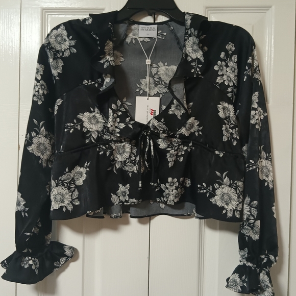 Donna Mizani Tops - Revolve Donna Mizani Kiara Floral Print Top